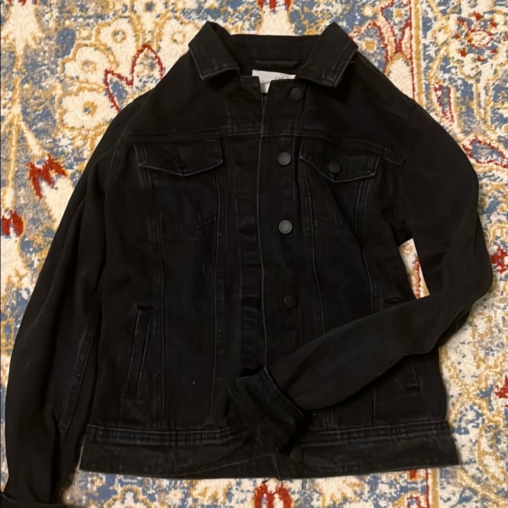 Black jean jacket
